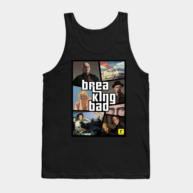 Breaking Bad GTA edition Tank Top by Pliax Lab